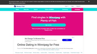 
                            4. Winnipeg Dating - Winnipeg singles - Winnipeg chat at POF.com - Plenty Of Fish Winnipeg Portal