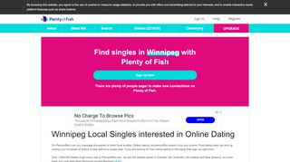 
                            5. Winnipeg Online dating chat, Winnipeg match ... - POF.com - Plenty Of Fish Winnipeg Portal