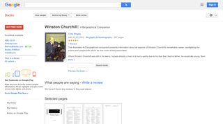 
                            8. Winston Churchill: A Biographical Companion - Churchill Knight Portal Login