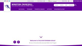 
                            8. Winston Churchill Middle School / Homepage - Churchill Education Portal