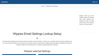
                            9. Wippies Email Settings | Wippies Webmail | wippies.com Mail ... - Wippies Webmail Sign In