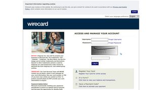 
                            1. Wirecard - Citi Bank Prepaid Portal