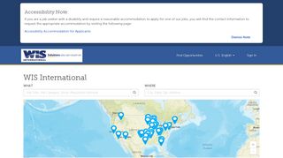 WIS International Job Board - My Job Search - I Forgot My Wis International Login