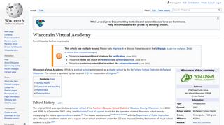 
                            6. Wisconsin Virtual Academy - Wikipedia
