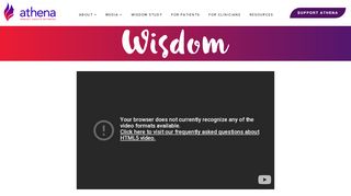 Wisdom - Athena Healthcare Network - Wisdom Study Portal