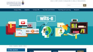 
                            7. Wits-e - Wits University