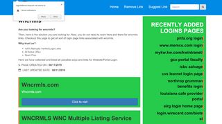 
wncrmls - Official Login Page [100% Verified] - Login 4 All
