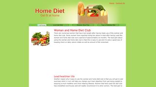 
                            2. Woman and Home Diet Club - Home Diet - Woman And Home Diet Club Portal