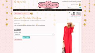 
                            8. Women's Be Mine Pocket Maxi Dress Now in Stock - Minepocket Sign Up