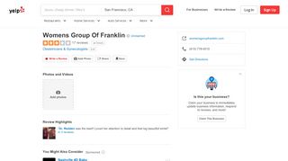 
                            3. Womens Group Of Franklin - 16 Reviews - Obstetricians ... - Womens Group Of Franklin Patient Portal