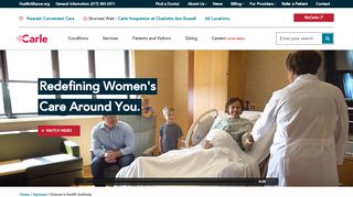 
                            3. Women's Health Institute - Carle Foundation Hospital - My Carle Login Page