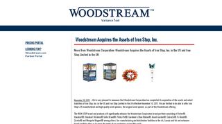 Woodstream Acquires the Assets of Iron Stop, Inc. in the US and Iron ... - Woodstream Dealer Portal