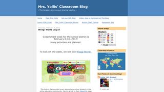 
                            8. Woogi World Log In - Mrs. Yollis' Classroom Blog - Woogiworld Portal Page