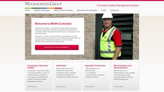 
                            2. Woolworths Limited | Contractor Safety Management System - Woolworths Pegasus Portal