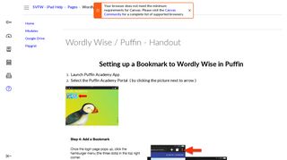
                            5. Wordly Wise / Puffin - Handout: SVFW - iPad Help - Canvas - Eps10v Epsbooks Com Portal