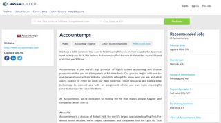 
                            6. Work at Accountemps | Careerbuilder - Www Accountemps Com Portal