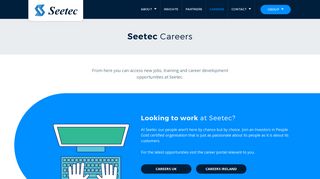 
                            1. Work for a leading training provider | Seetec - Job Search Portal Seetec