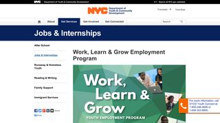 
Work, Learn & Grow Employment Program - DYCD - NYC.gov
