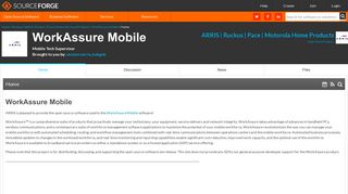 WorkAssure Mobile / Home / Home - SourceForge