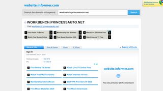 
                            8. workbench.princessauto.net at Website Informer. Sign In. Visit ... - Workbench Login Princess Auto