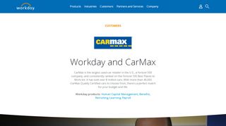 
                            4. Workday and CarMax | Read Customer Success Stories - Carmax World Login