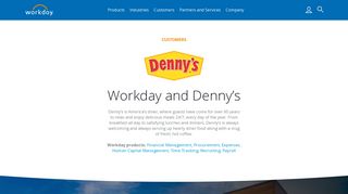 
                            1. Workday and Denny's | Read Customer Success Stories - My Workday Login Dennys