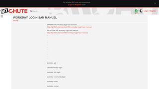 
Workday login san manuel - BitChute
