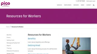 Workers - Overview  PICS (Partners in Community Supports)