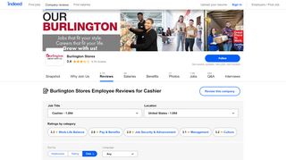 
Working as a Cashier at Burlington Stores: 234 Reviews about Pay ...
