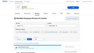 
                            7. Working as a Cashier at MotoMart: Employee Reviews about ... - Motomart Employee Login