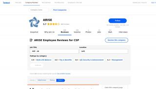
                            7. Working as a CSP at ARISE: Employee Reviews | Indeed.com - Csp Portal Staff