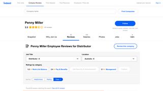 
                            1. Working as a Distributor at Penny Miller: Employee Reviews ... - Penny Miller Distributor Portal