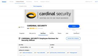 
                            7. Working as a Security Officer at CARDINAL SECURITY: Employee ... - Cardinal Security Employee Portal