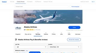 
Working at Alaska Airlines: 186 Reviews about Pay & Benefits ...  
