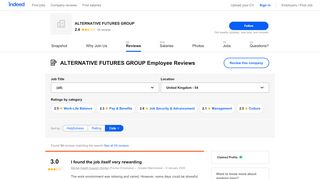 
                            3. Working at ALTERNATIVE FUTURES GROUP: 51 Reviews ... - Alternative Futures Group Portal