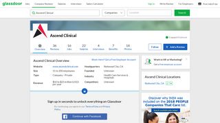 
                            8. Working at Ascend Clinical | Glassdoor - Ascend Clinical Portal
