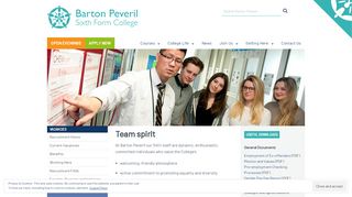 
                            9. Working at Barton Peveril | Barton Peveril College - Barton Peveril Student Portal