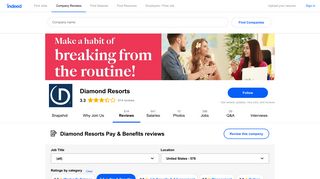 
Working at Diamond Resorts: 279 Reviews about Pay ...
