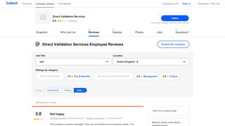 Working at Direct Validation Services: Employee Reviews ... - Direct Validation Services Portal