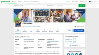 
Working at EmPowerHR | Glassdoor  
