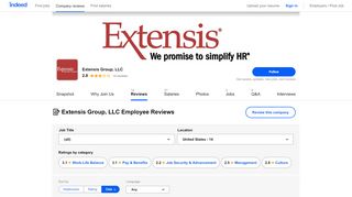 
                            8. Working at Extensis Group, LLC: Employee Reviews | Indeed ... - Extensis Group Employee Portal