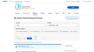 
                            7. Working at Jackson Hewitt: 3,424 Reviews | Indeed.com - Jackson Hewitt My Tax Manager Portal