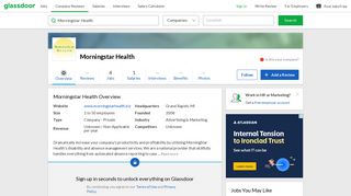 
                            6. Working at Morningstar Health | Glassdoor - Morningstar Health Portal