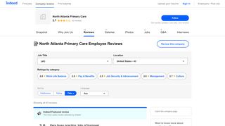 
Working at North Atlanta Primary Care: Employee Reviews ...  
