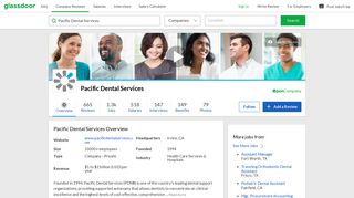 
                            2. Working at Pacific Dental Services | Glassdoor - Pacific Dental Services Employee Portal