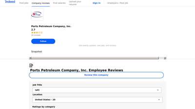 Working at Ports Petroleum Company, Inc.: Employee Reviews ...