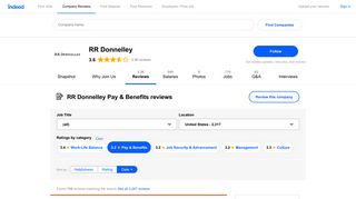
                            8. Working at RR Donnelley: 885 Reviews about Pay & Benefits ... - Rr Donnelley Benefits Portal