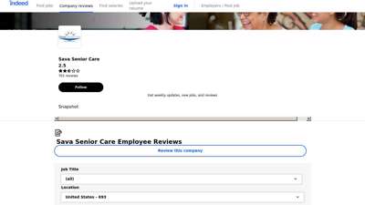 
                            7. Working at Sava Senior Care: 690 Reviews Indeed.com