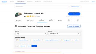 Working at Southwest Traders Inc: Employee Reviews ...