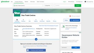 
                            7. Working at Stax Trade Centres | Glassdoor - Stax Manchester Portal